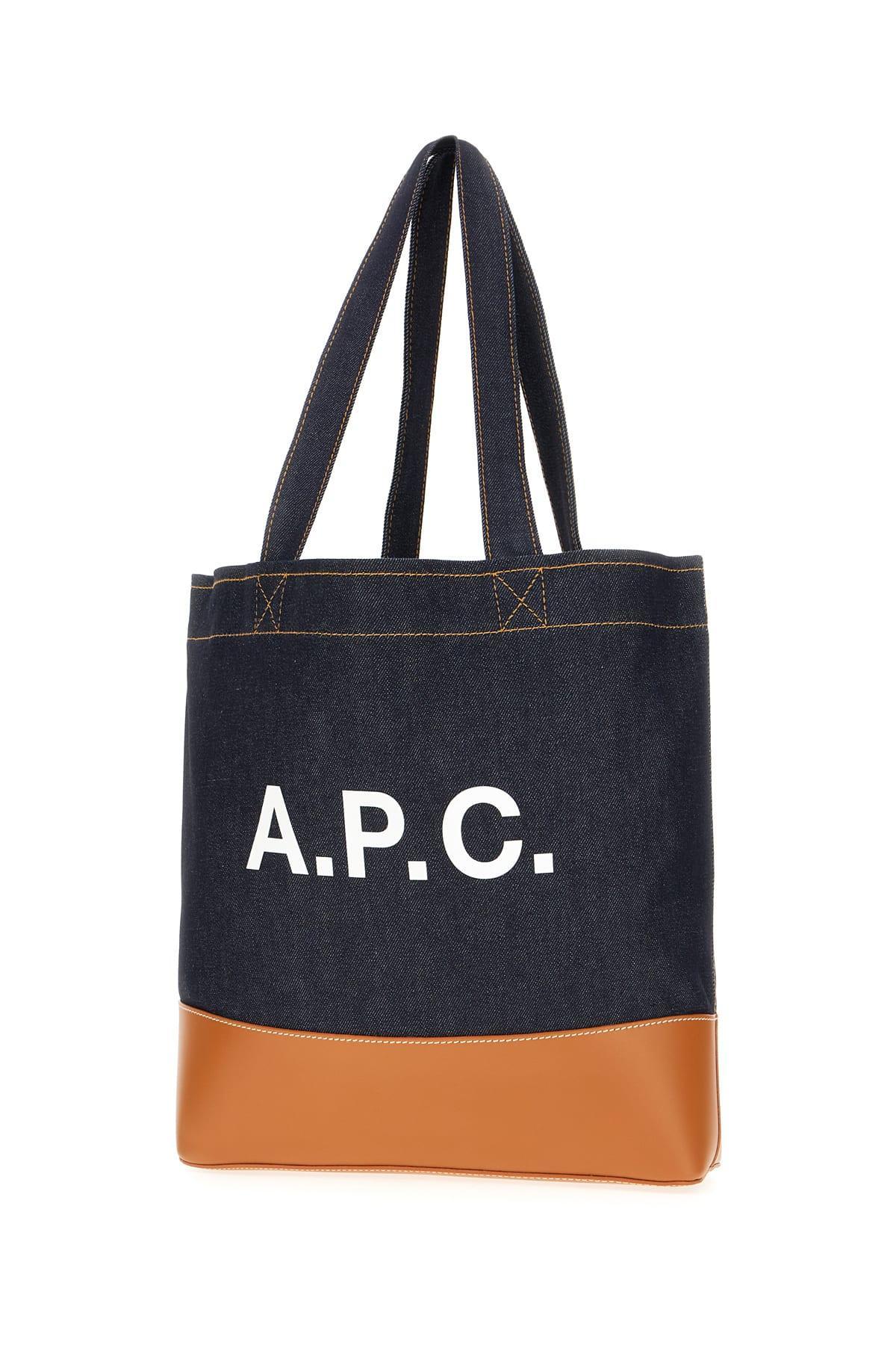 APC Denim Axel Shoulder Bag In Caramel Product Image