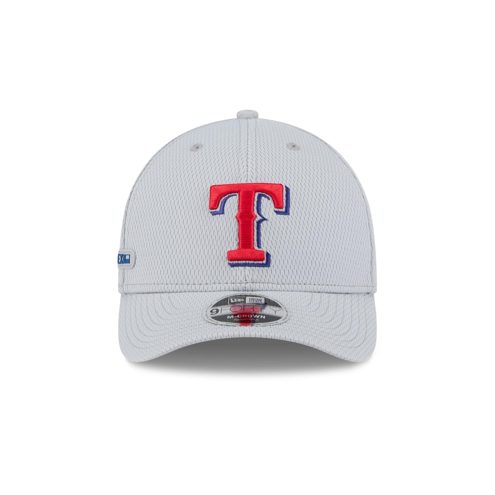 Texas Rangers 2025 Clubhouse Gray 9FORTY M-Crown Snapback Hat Male Product Image