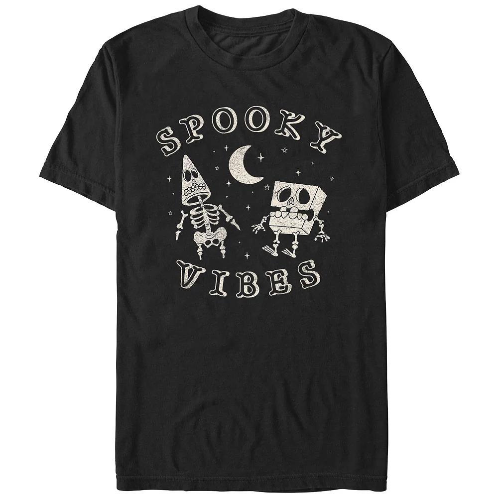 Men's SpongeBob SquarePants And Patrick Spooky Vibes Graphic Tee,  Product Image