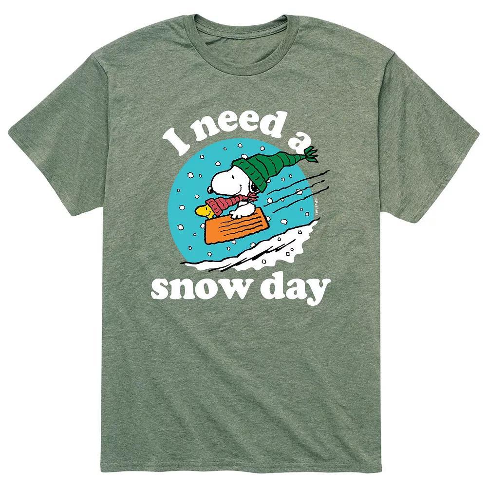 Men's Peanuts Snow Day Tee,  Product Image