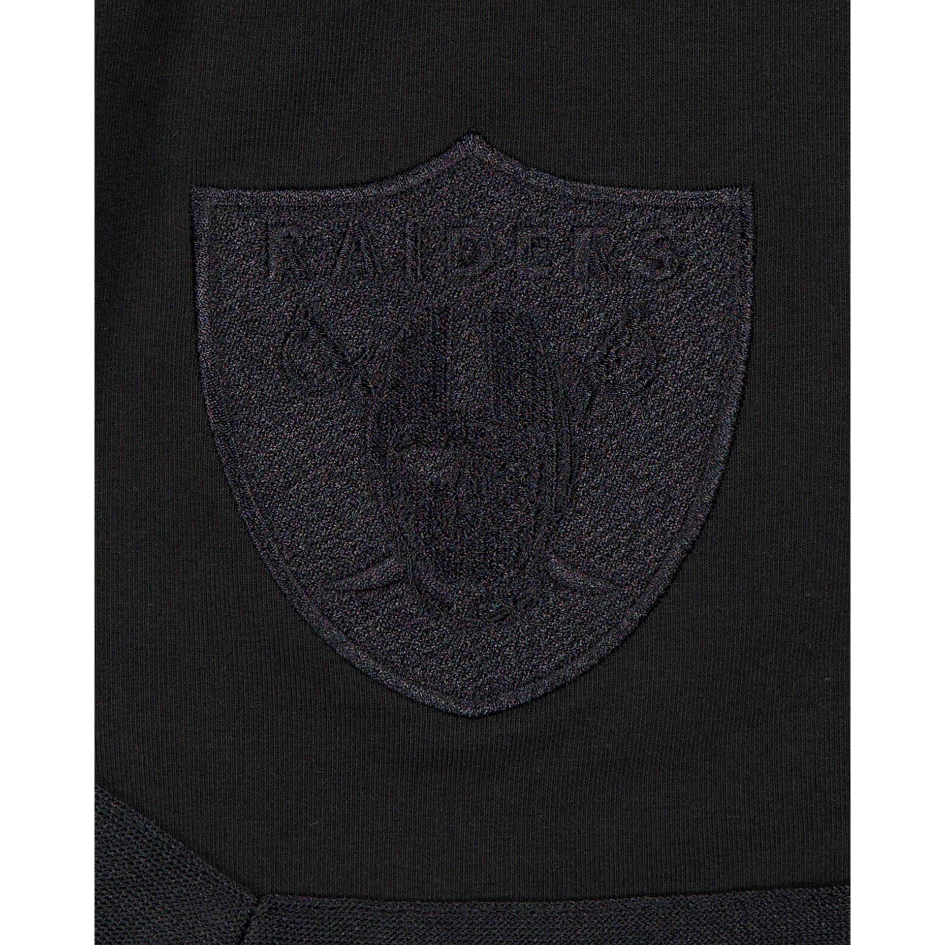 Las Vegas Raiders Black on Black Logo Select Shorts Male Product Image