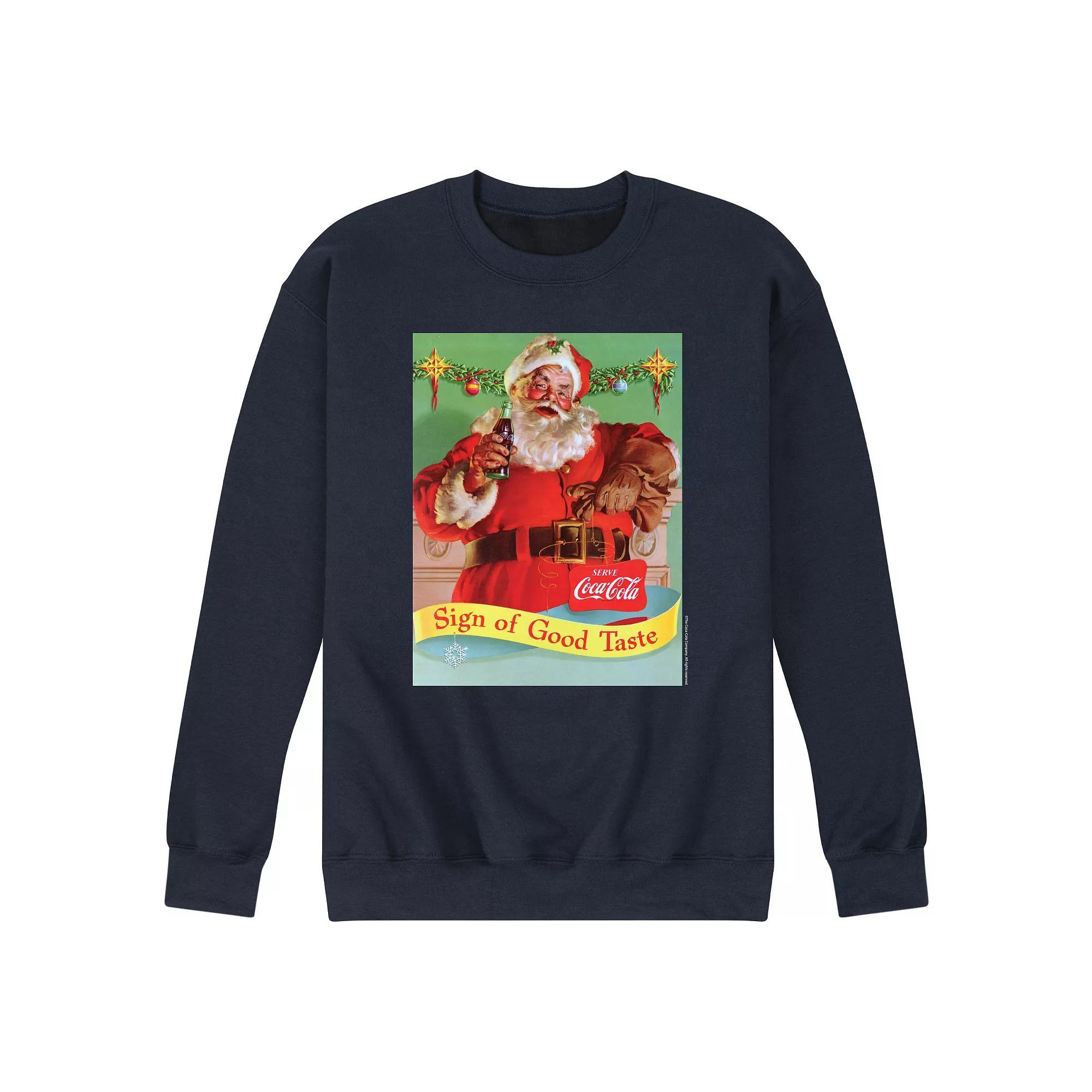 Men's CocaCola Sip Of Good Taste Sweatshirt,  Product Image