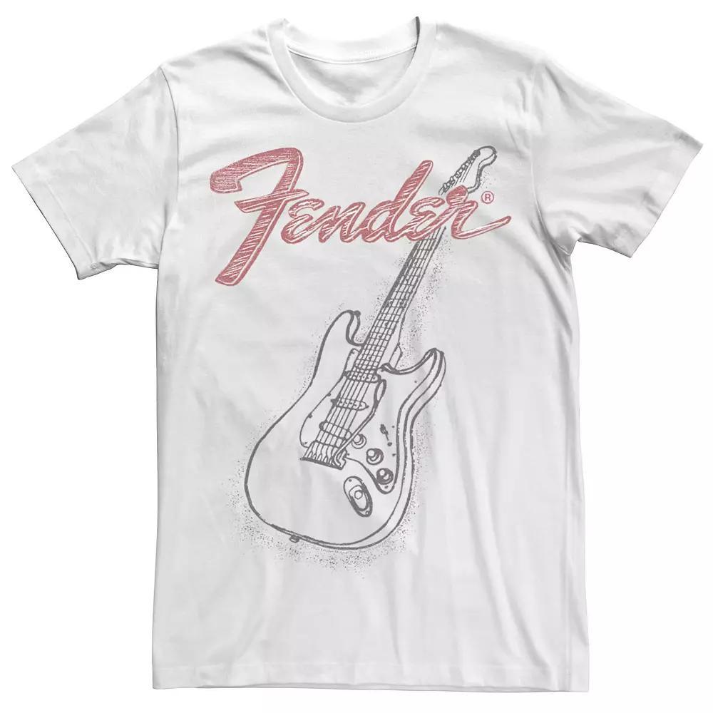 Men's Fender Guitar Sketch Logo Tee,  Product Image