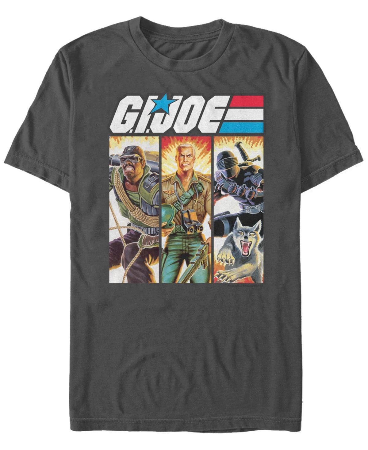 Mens G.I. Joe Action Shot Panels Tee Grey Product Image