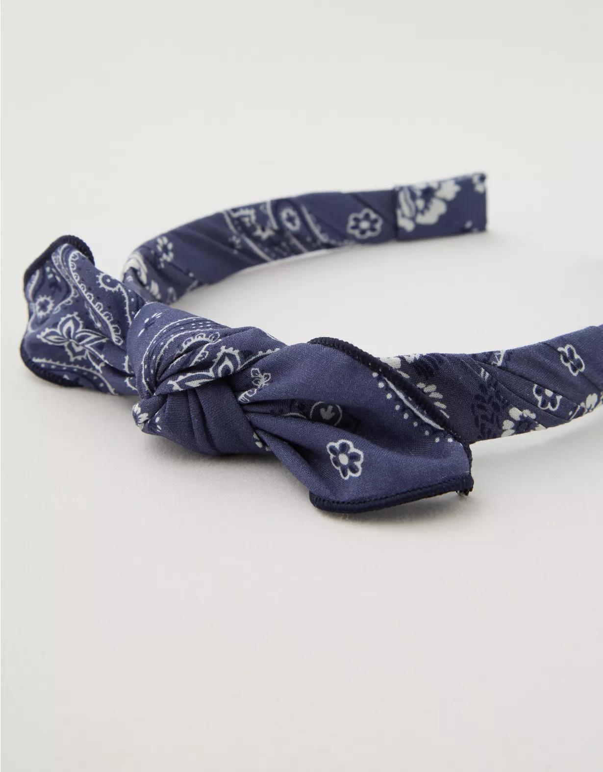Aerie Wrapped Bow Headband Product Image