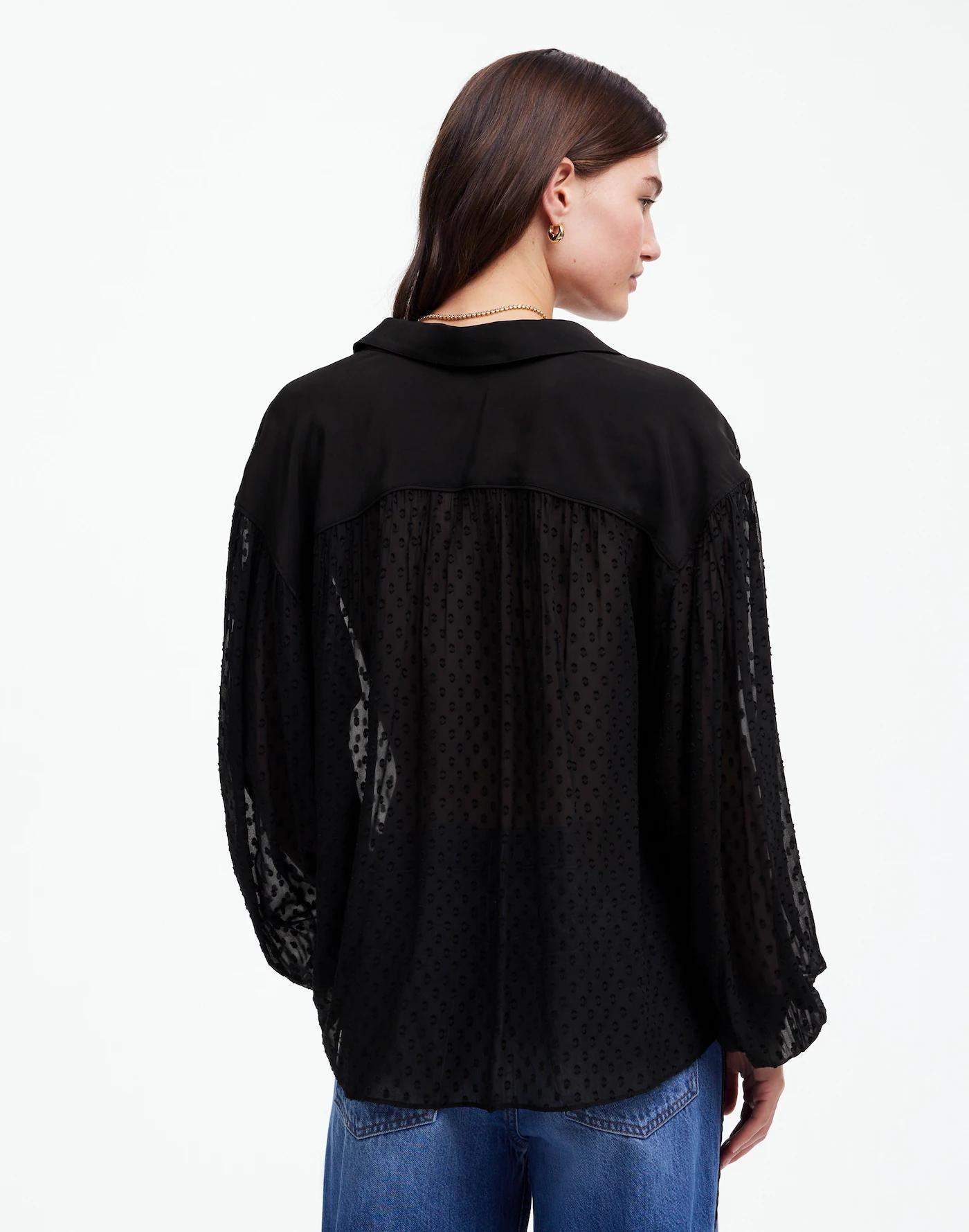 Long-Sleeve Popover Top Product Image