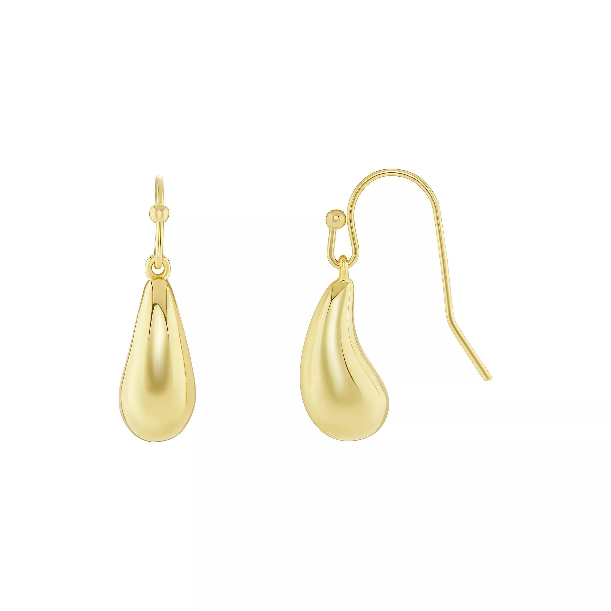 PRIMROSE Polished Teardrop Drop Earrings, Womens, Silver Tone Product Image