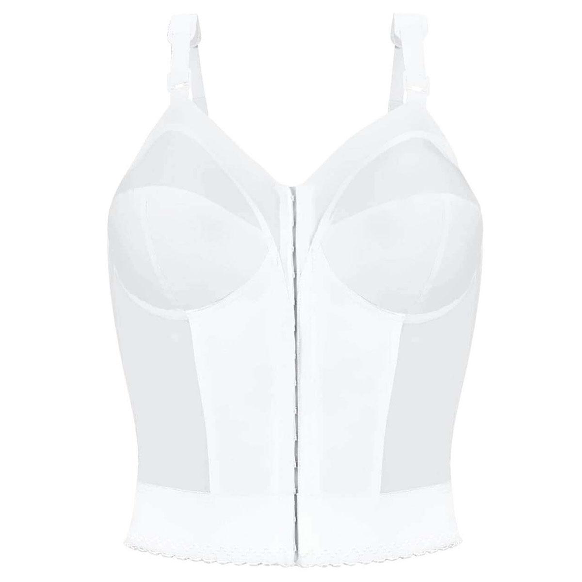 Exquisite Form®  Women's FULLY Slimming Wireless Back & Posture Support Longline Bra with Front Closure- 5107530 Product Image