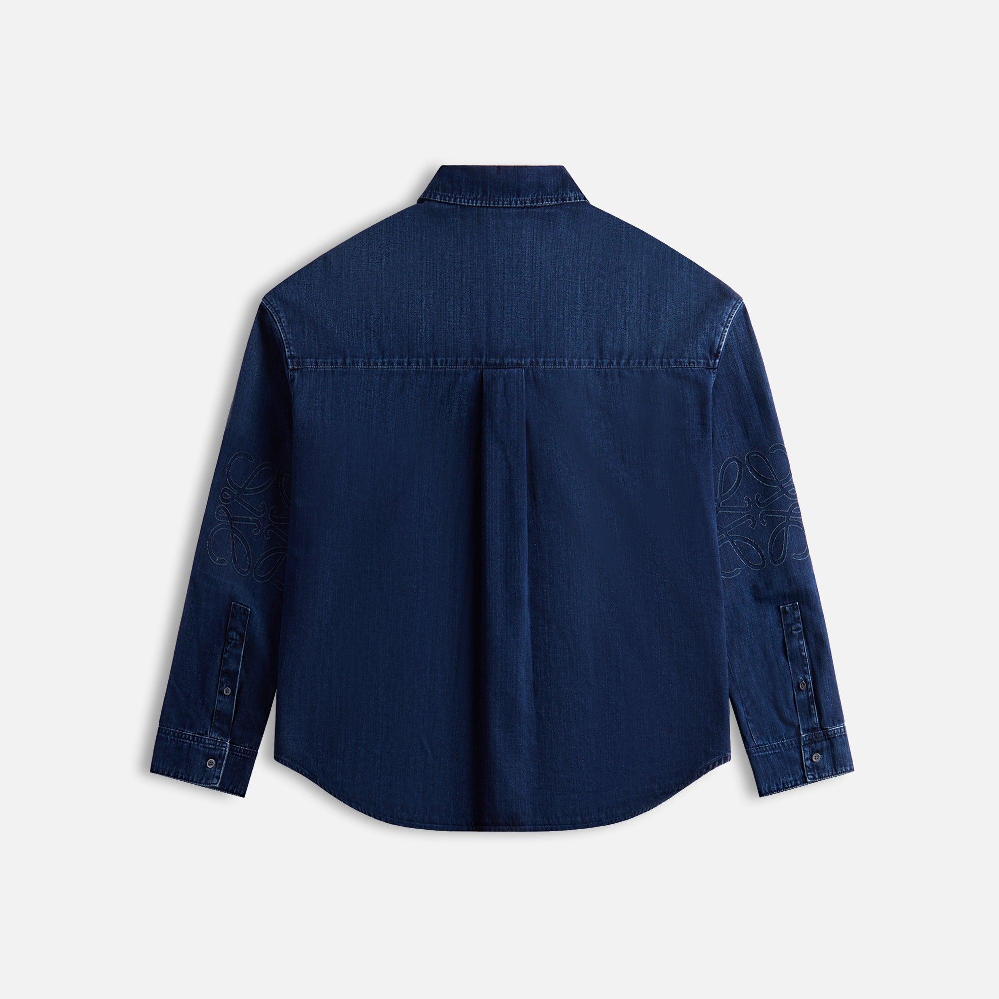 Loewe Anagram Overshirt - Washed Indigo Male Product Image