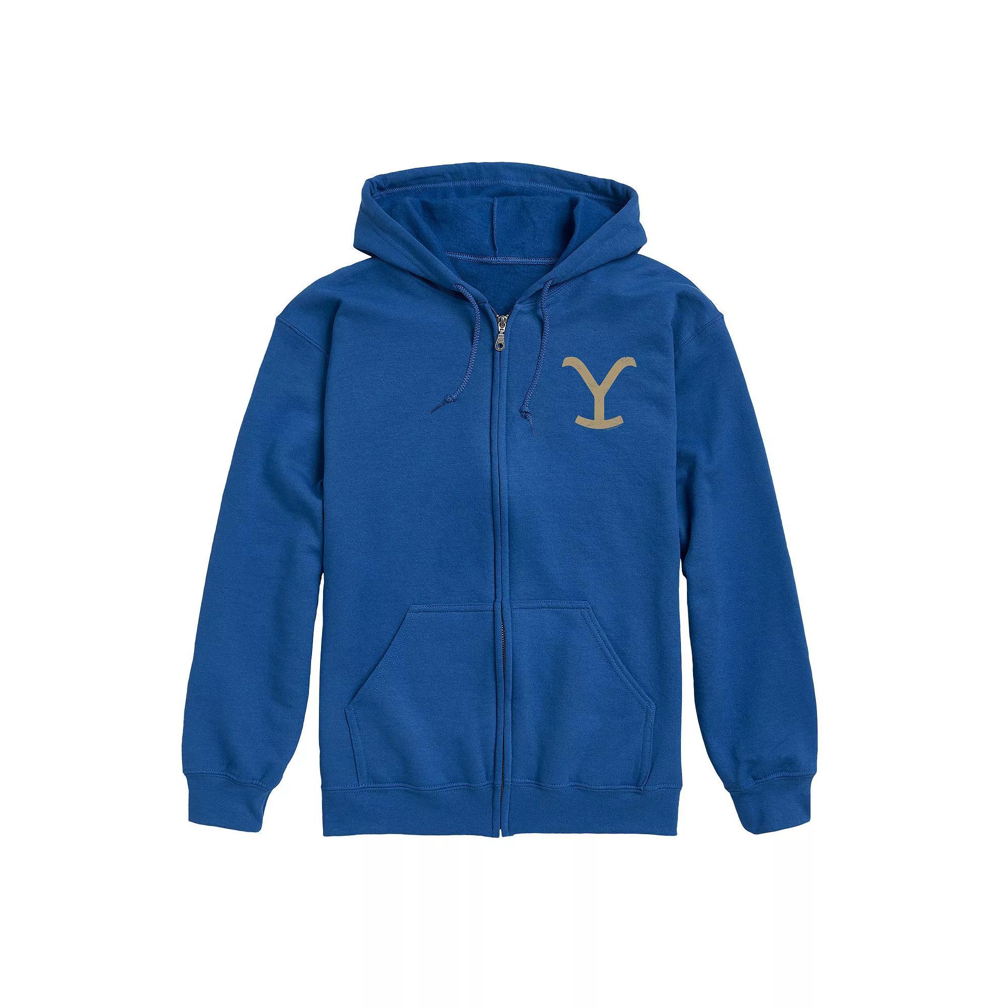 Men's Yellowstone Y Brand Zip Hoodie,  Product Image