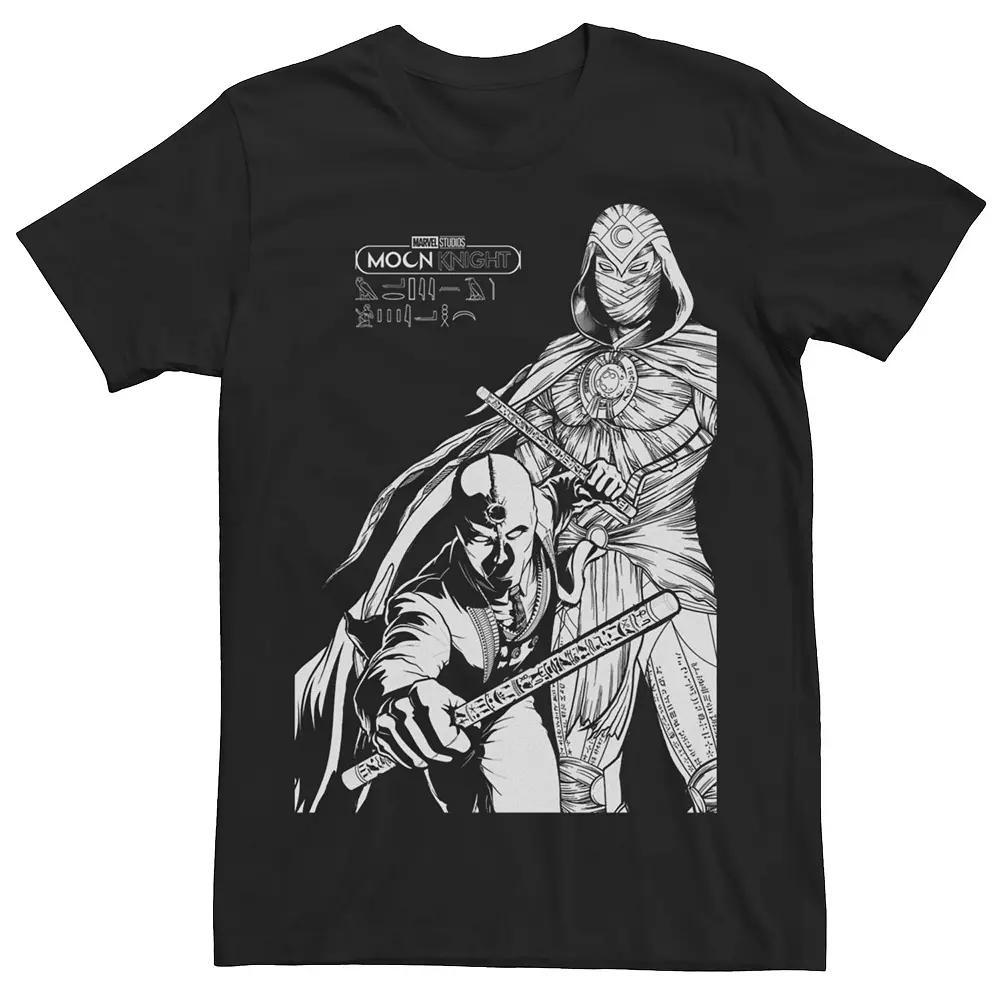 Men's Marvel Moon Knight MK Line Art Duo Tee,  Product Image
