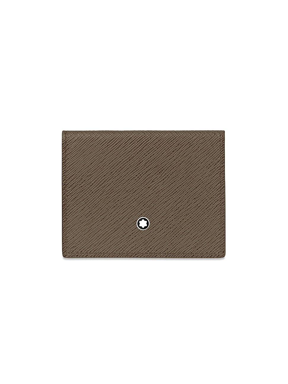 Mens Sartorial Trifold Leather Card Holder Product Image