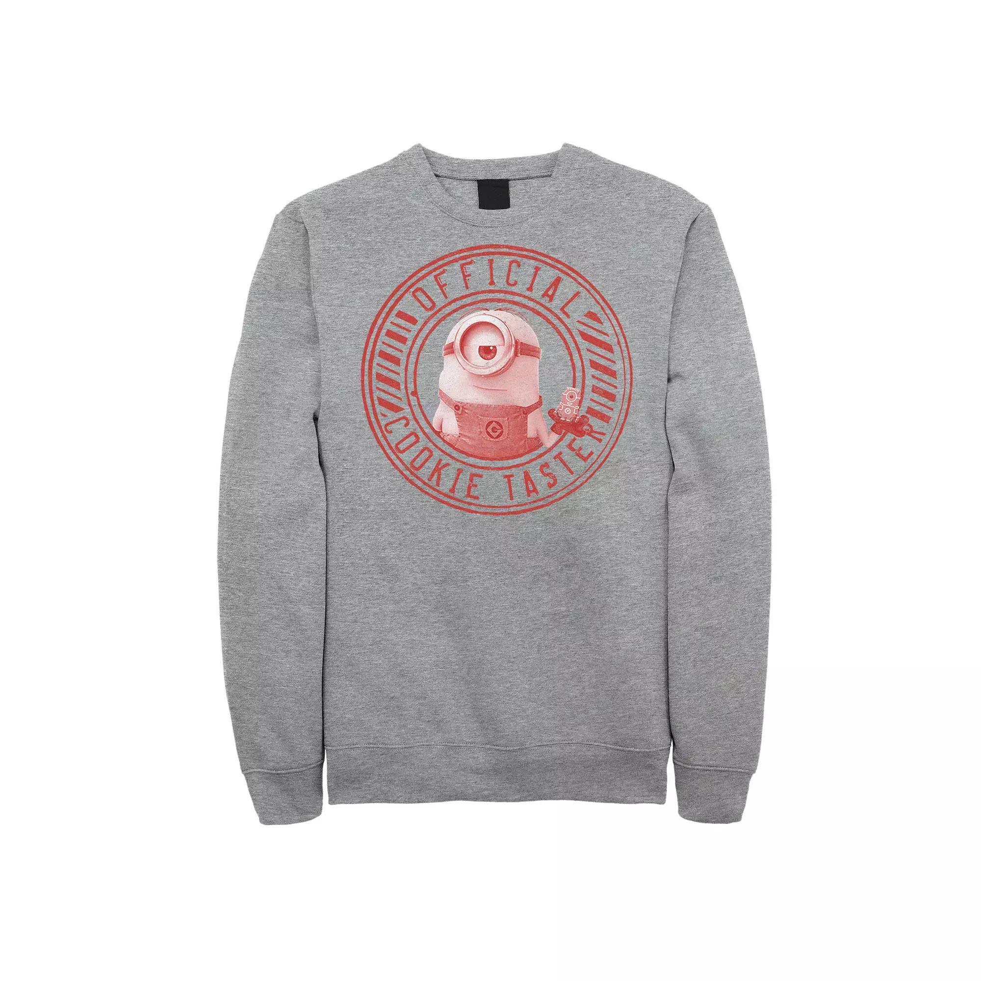 Men's Despicable Me Minions Cookie Taster Christmas Sweatshirt,  Product Image