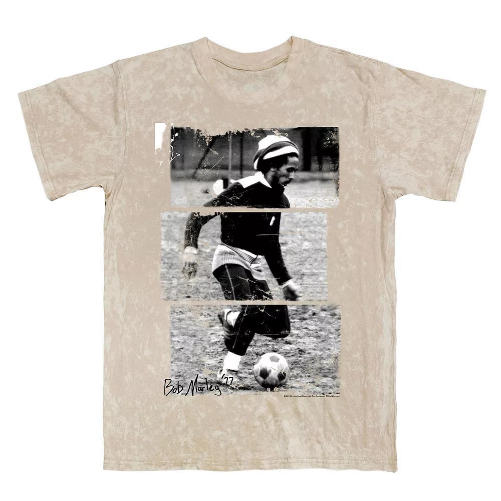 Men's Bob Marley Soccer Graphic Tee,  Product Image