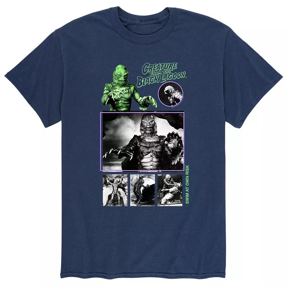 Men's Creature Of The Black Lagoon Tee, Size: Large, Blue Product Image