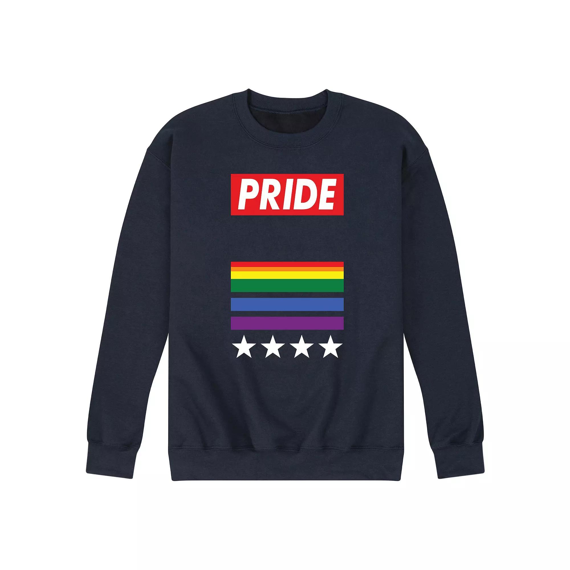 Men's Pride Fleece Sweatshirt, Size: Medium, Blue Product Image