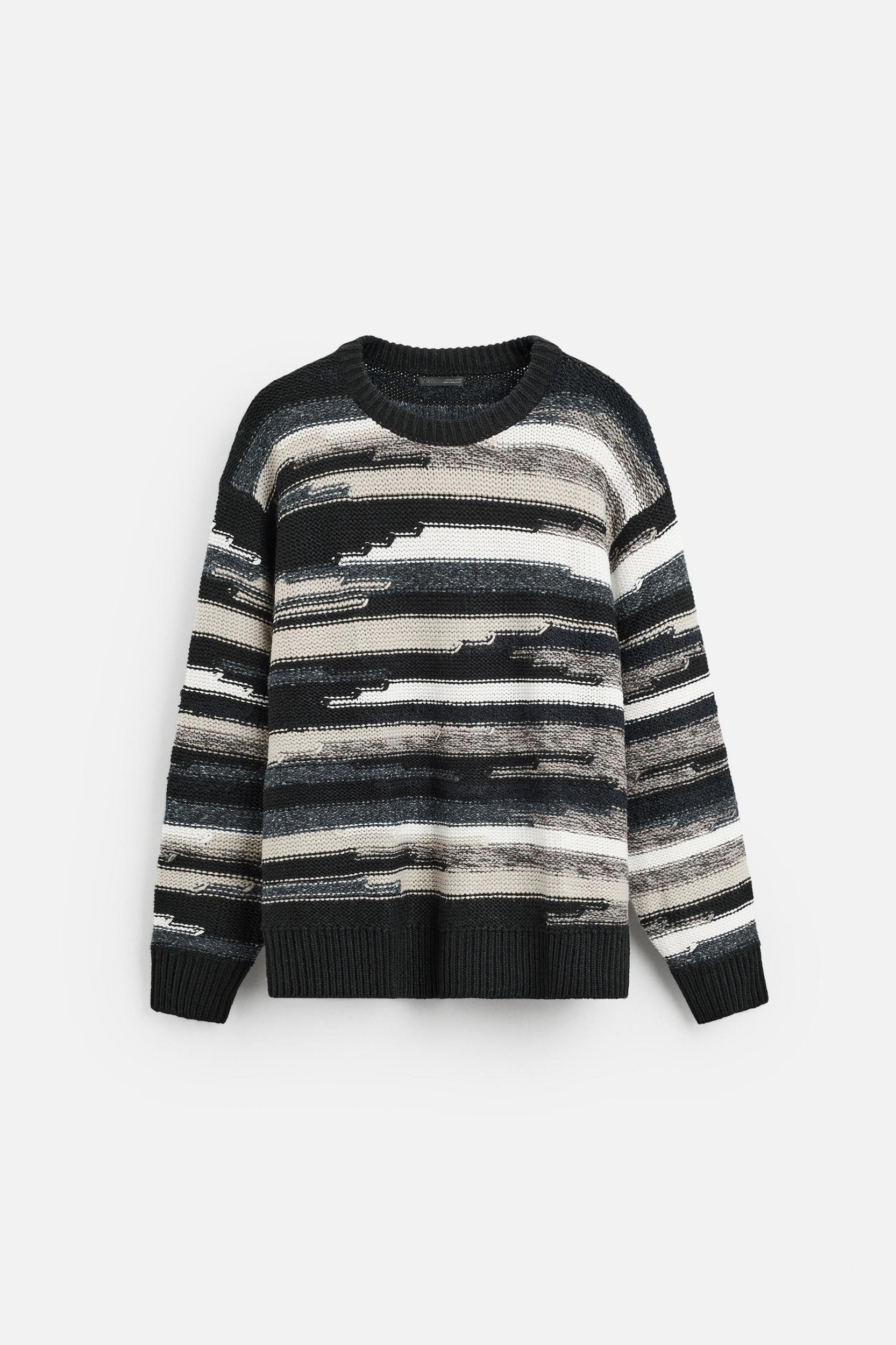 GEOMETRIC JACQUARD SWEATER Product Image