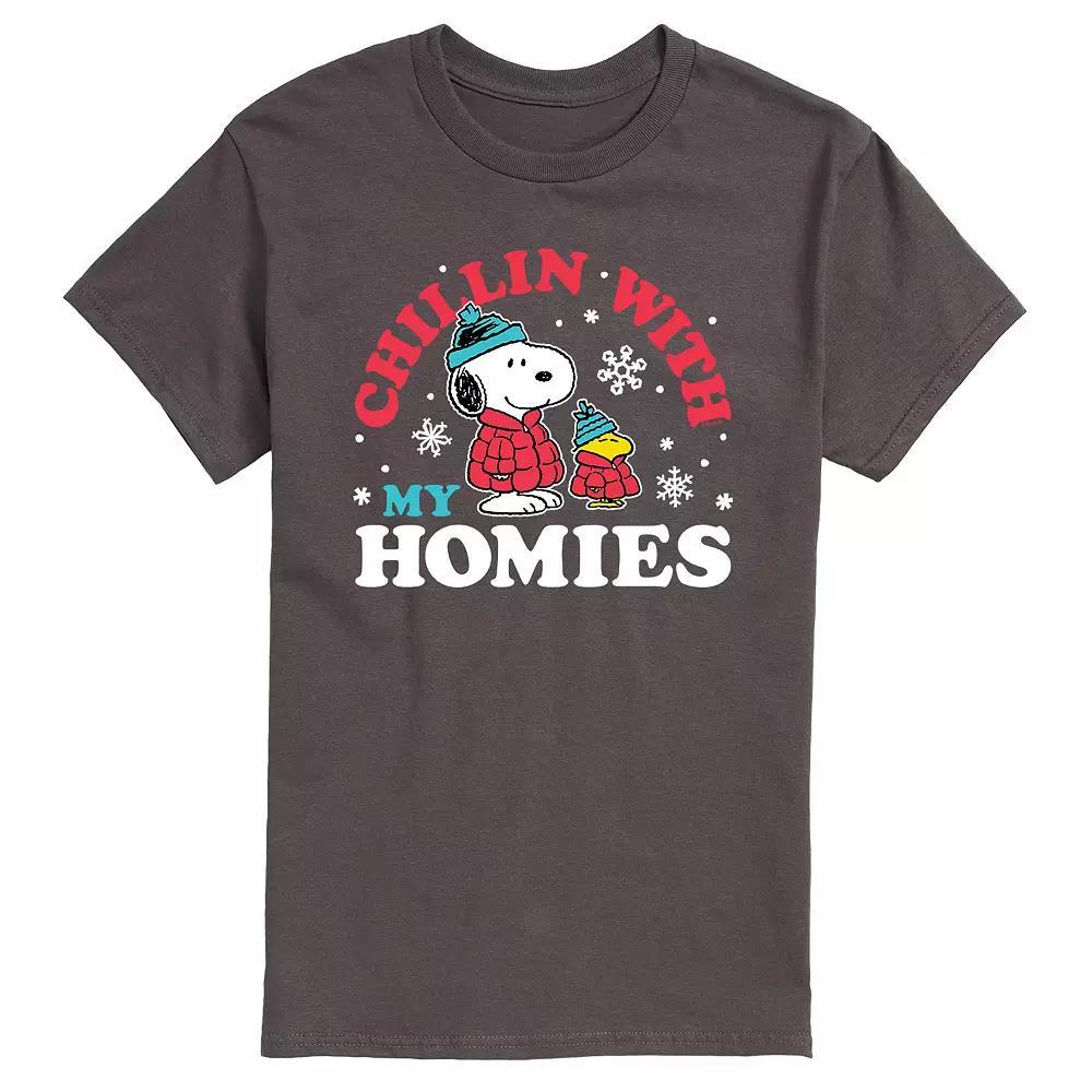 Men's Peanuts Chillin With My Homies Tee,  Product Image