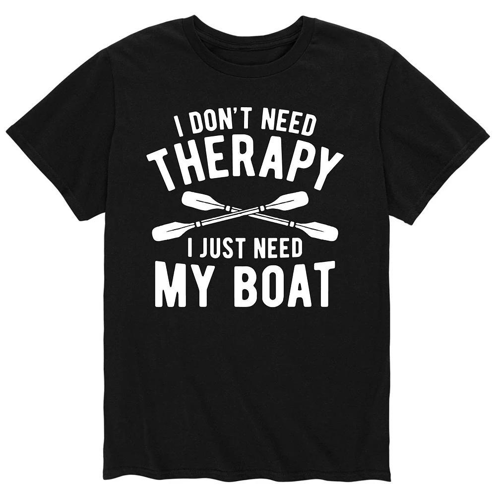 Men's "I Don't Need Therapy I Just Need My Boat" Tee,  Product Image