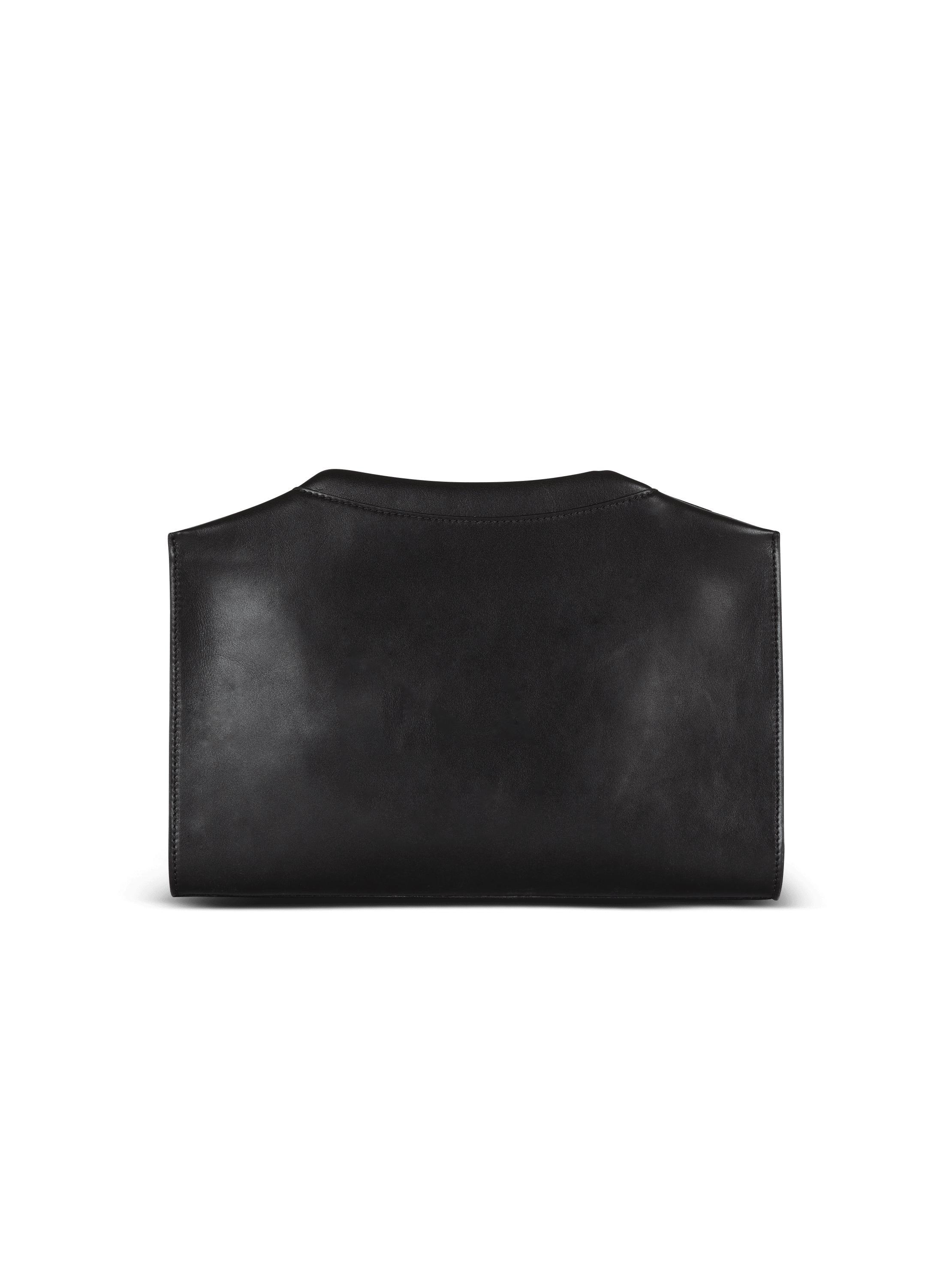 Crewneck zipped calfskin pouch Product Image