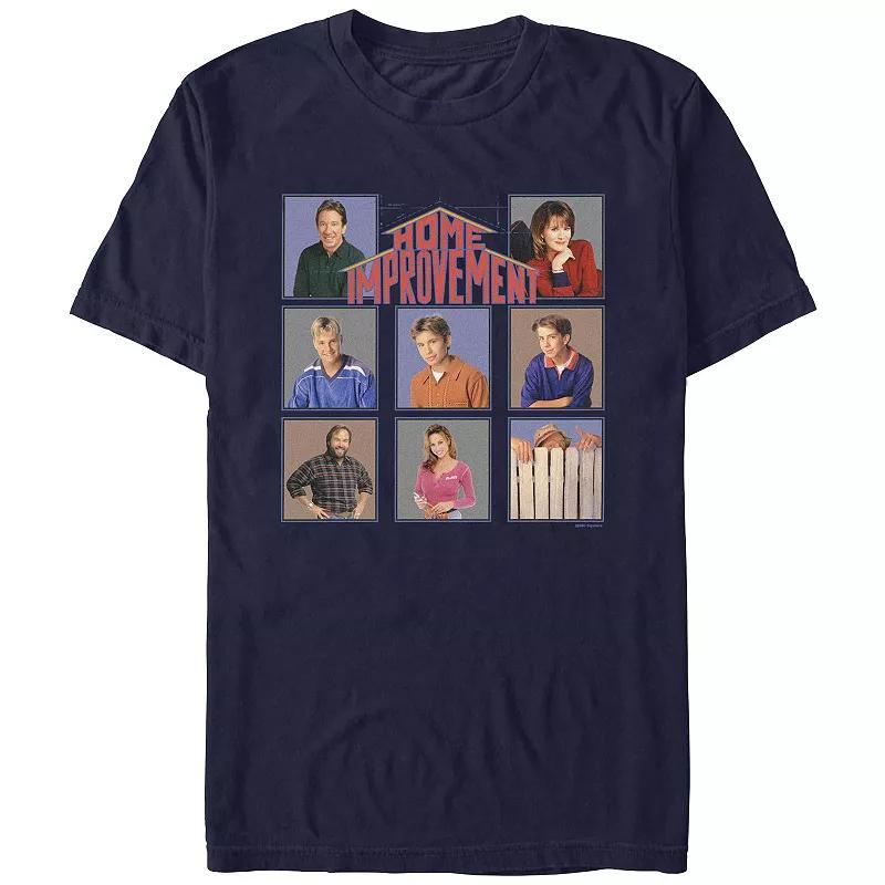 Men's Home Improvement Box Portraits Graphic Tee, Size: Small, Blue Product Image