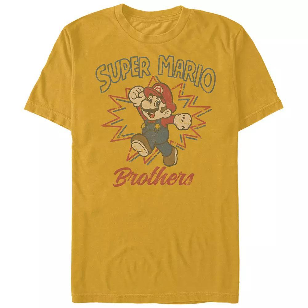 Men's Super Mario Brothers Retro Draw Graphic Tee,  Product Image