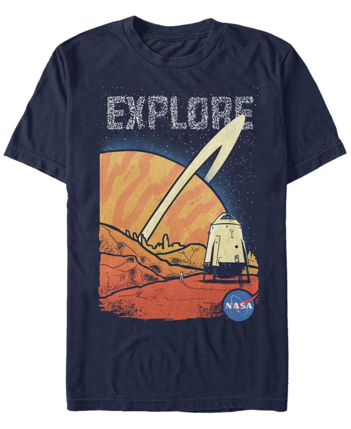 Men's NASA Planet Exploration Tee, Size: Medium, Blue Product Image