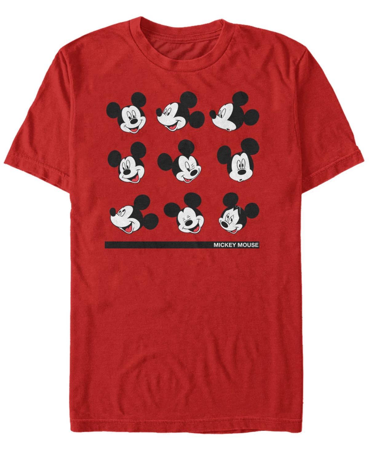 Disney's Mickey Mouse Men's Different Face Of Mickey Tee, Size: Large, White Product Image