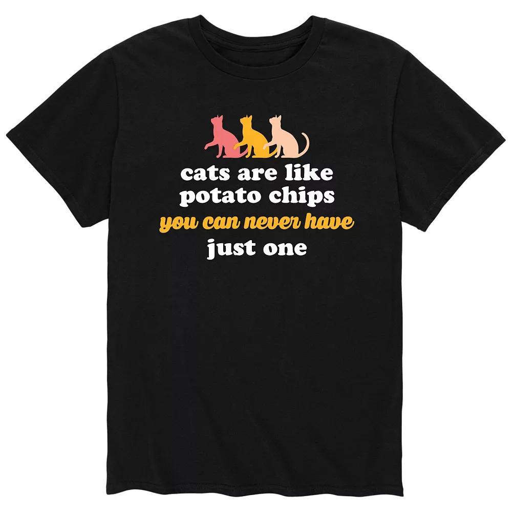Men's Cats Are Like Potato Chip Tee,  Product Image