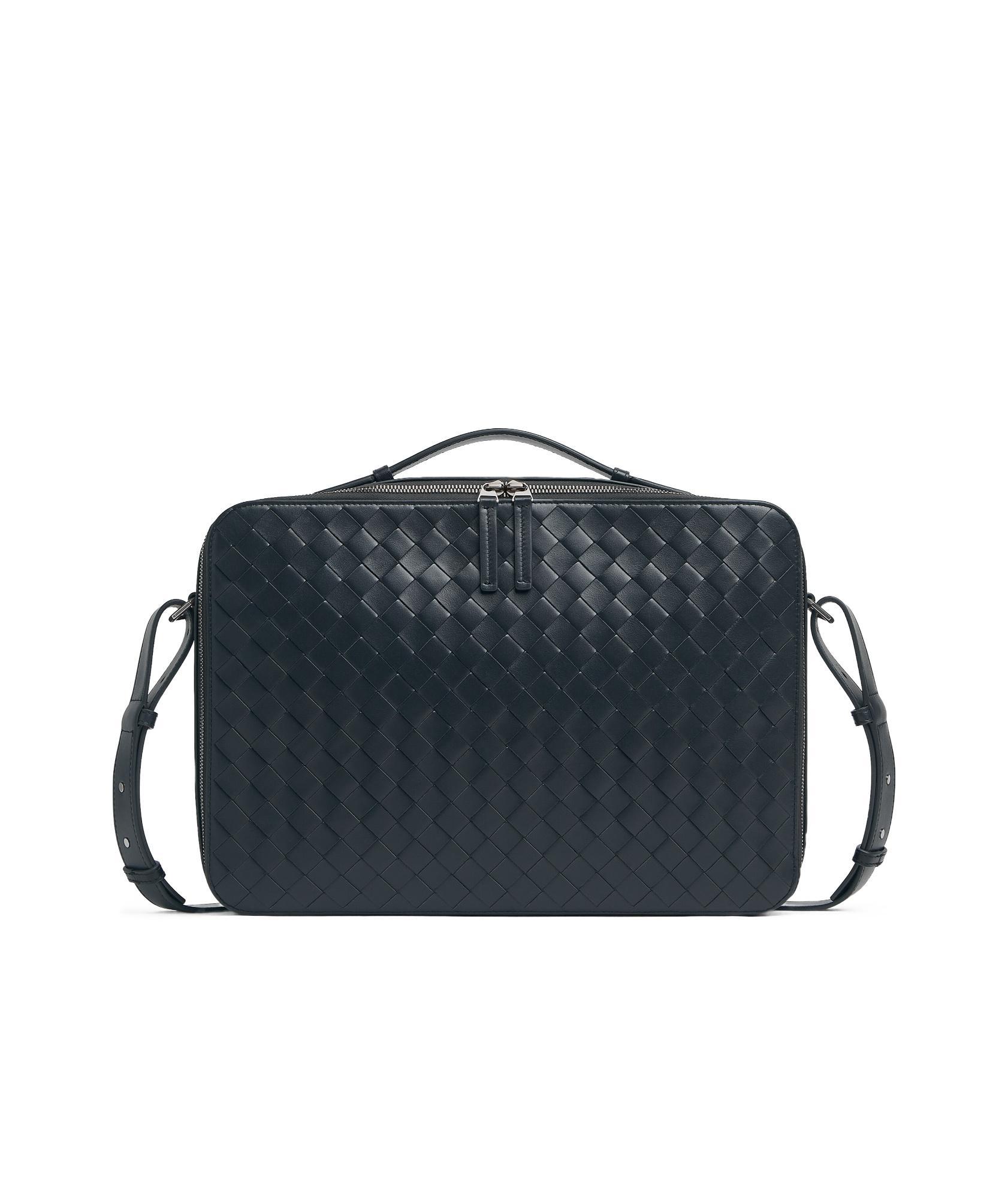 BOTTEGA VENETA Getaway Thin Briefcase In Black Product Image