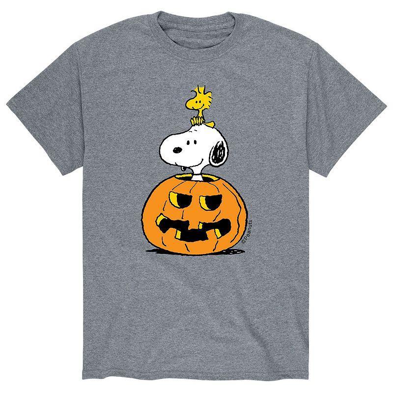 Big & Tall Peanuts Snoopy Pumpkin Tee, Men's,  Product Image