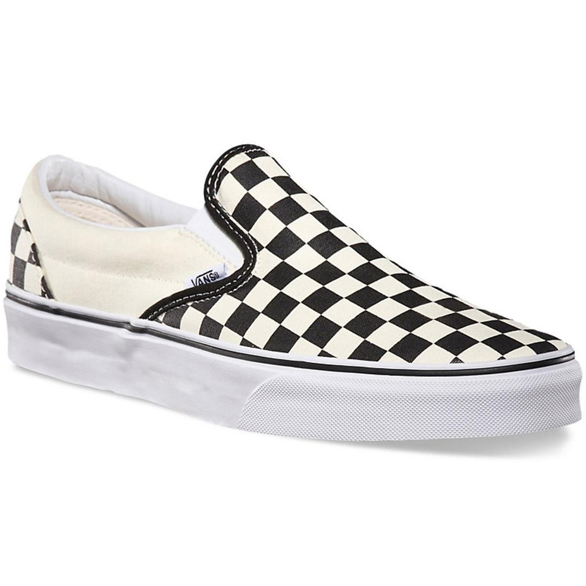 Vans Slip-On Checkerboard Skate Shoe White Product Image