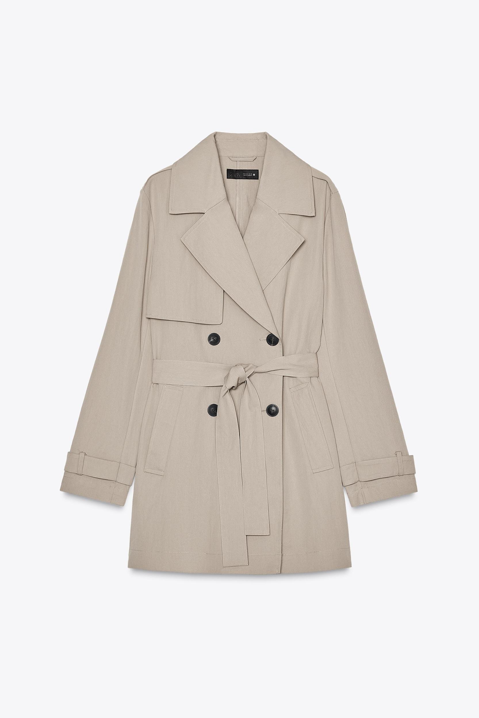 BELTED MIDI TRENCH COAT Product Image