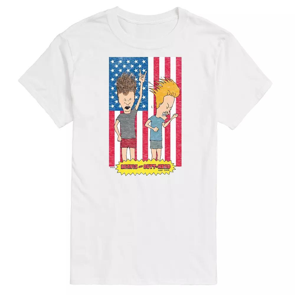 Big & Tall Beavis & Butthead Americana Tee, Men's,  Product Image