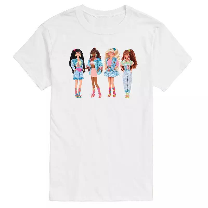 Mens Barbie Retro Group Graphic Tee Product Image