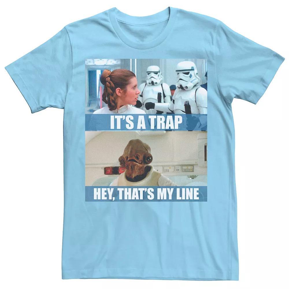Men's Star Wars It's A Trap Hey That's My Line Tee,  Product Image