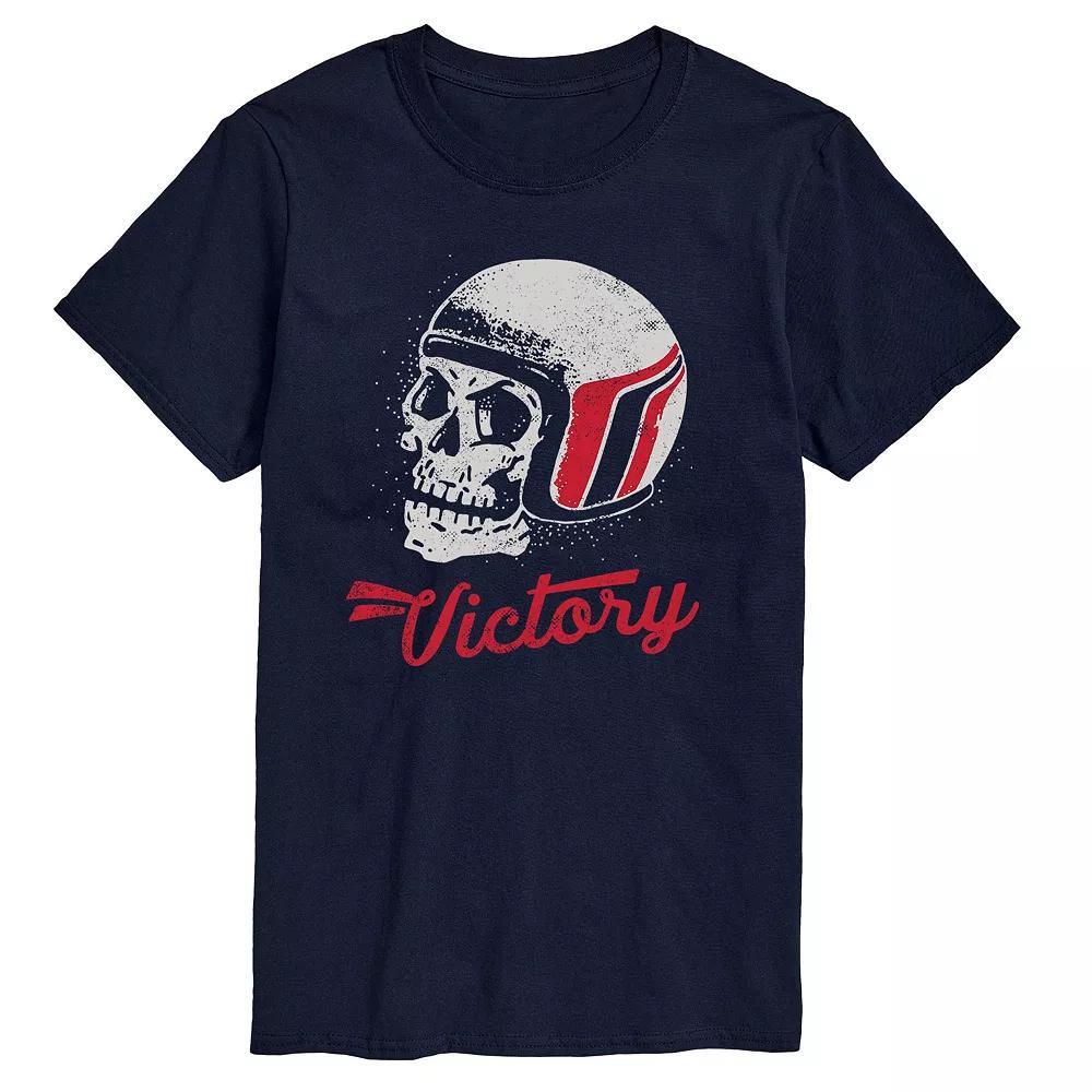 Men's Victory Skull Helmet Tee, Size: Large, Brown Product Image