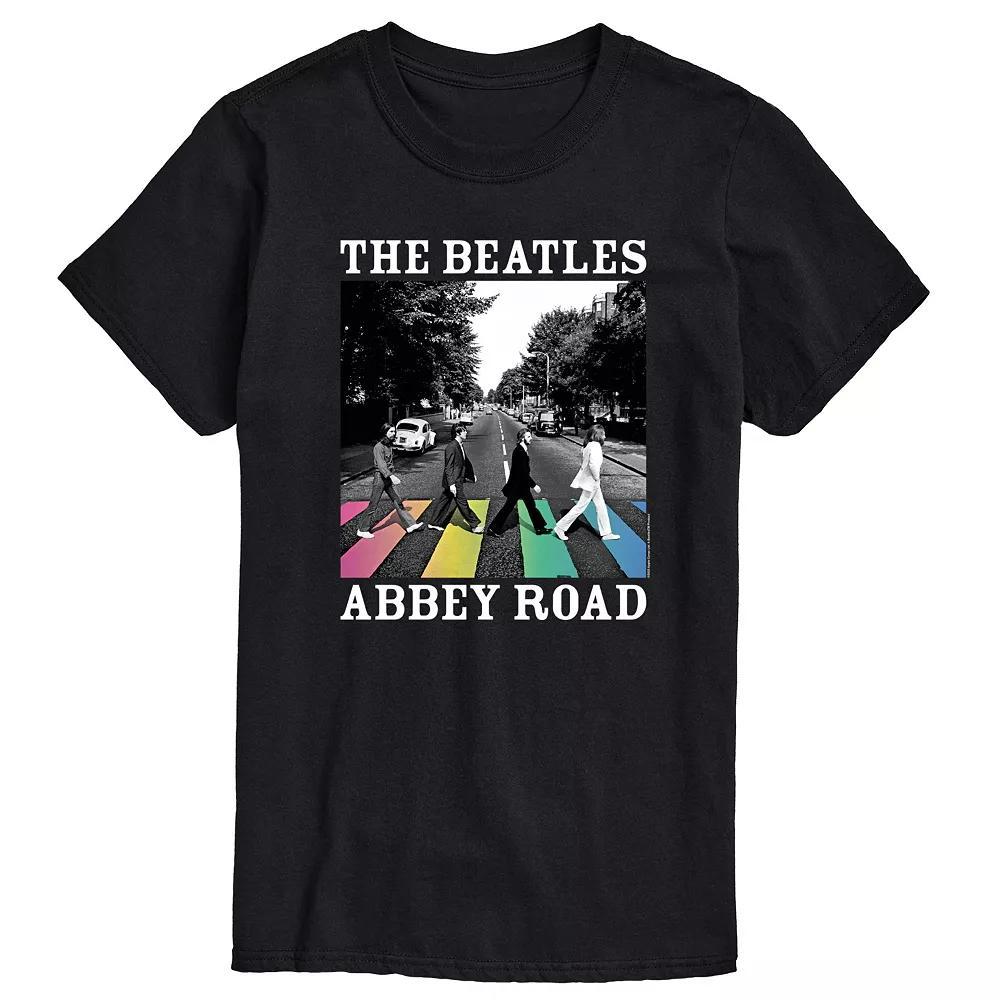Big & Tall The Beatles Abbey Road Color Block Graphic Tee, Men's,  Product Image