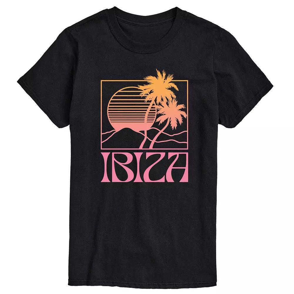 Men's Ibiza Sun Palms Graphic Tee,  Product Image