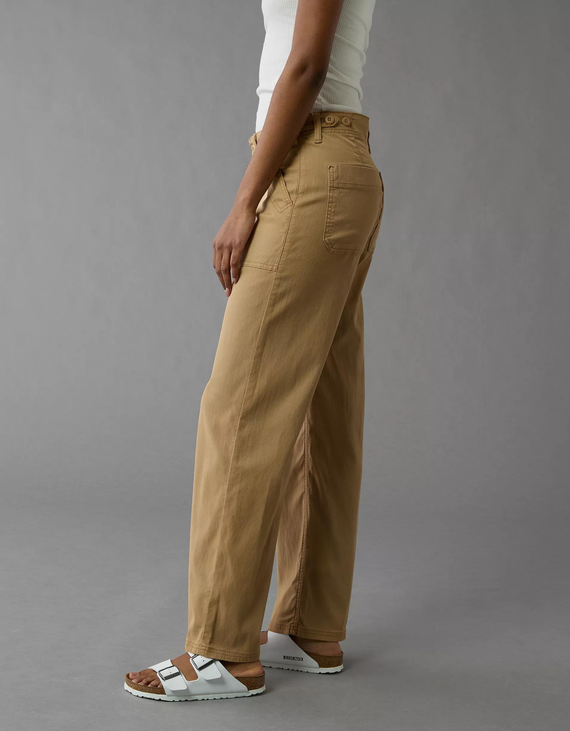 AE Stretch High-Waisted Stovepipe Utility Pant Product Image