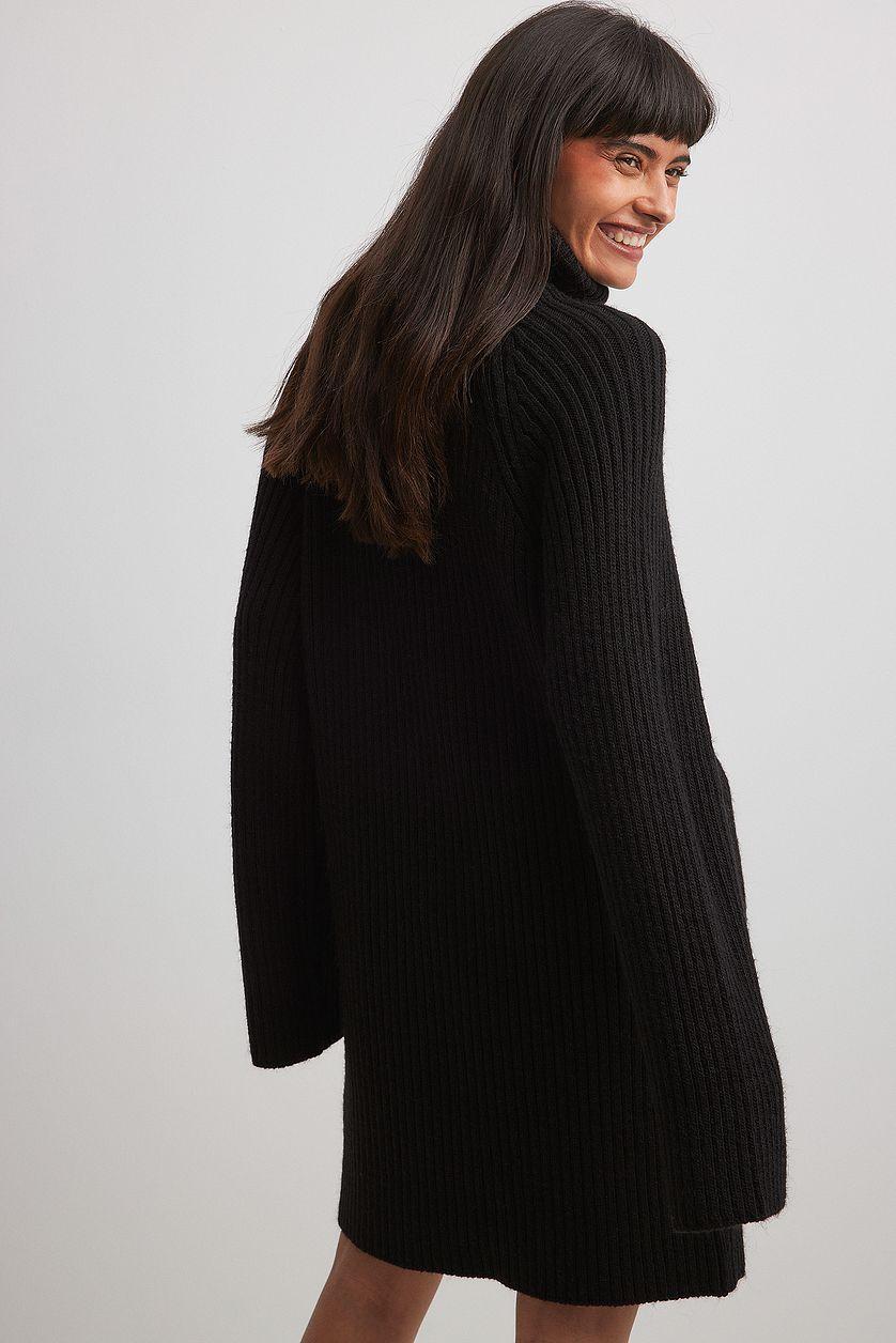 Knitted Sweater Dress Offwhite Product Image