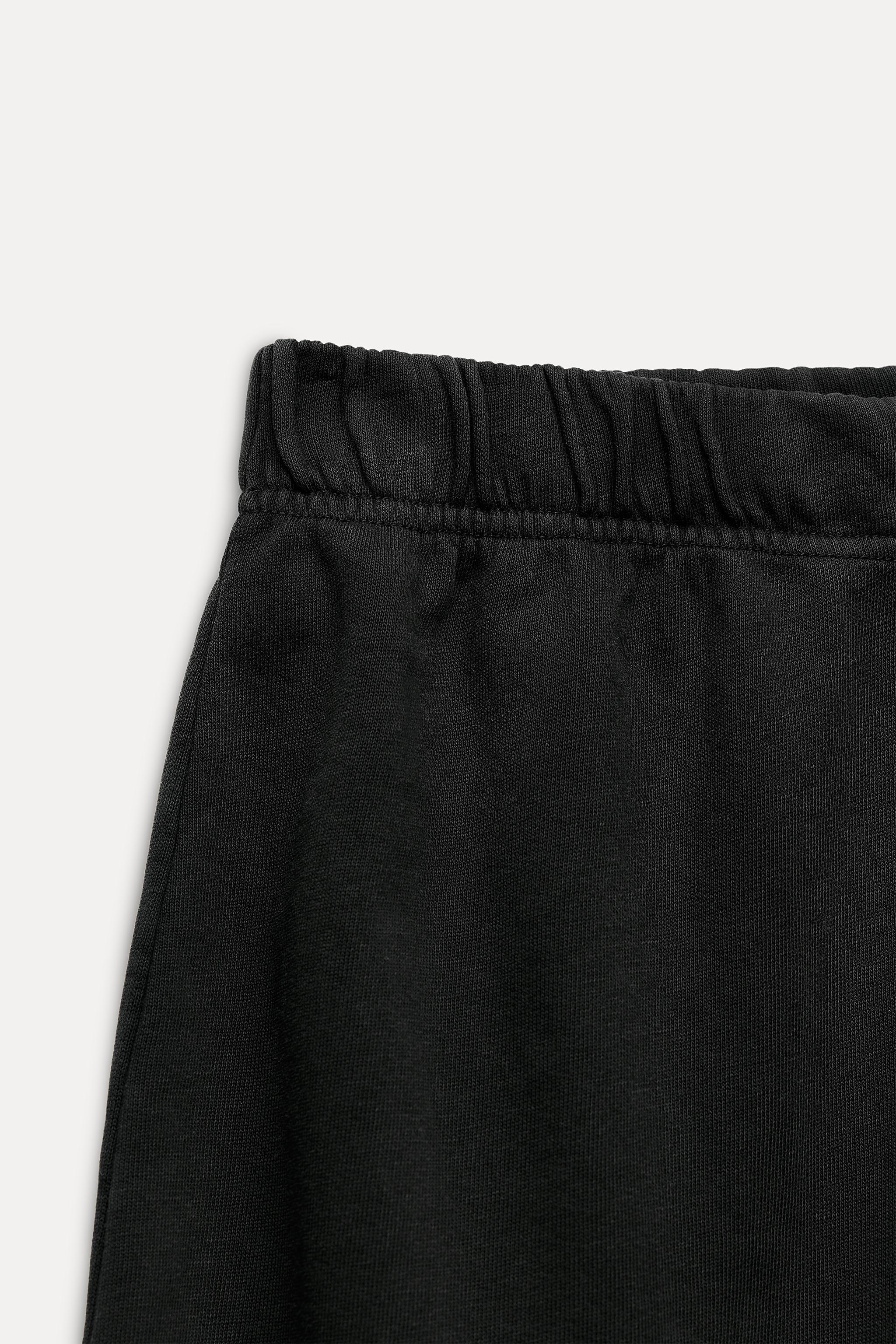 WASHED EFFECT PALAZZO JOGGER PANTS Product Image