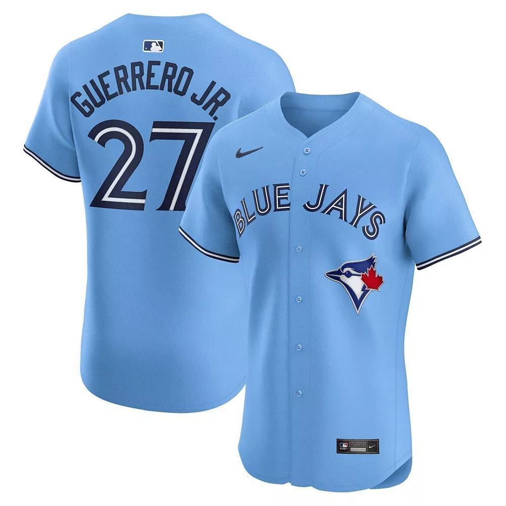 Men's Nike Vladimir Guerrero Jr. Powder Blue Toronto Blue Jays Alternate Elite Player Jersey, Size: 44, Jay Light Product Image