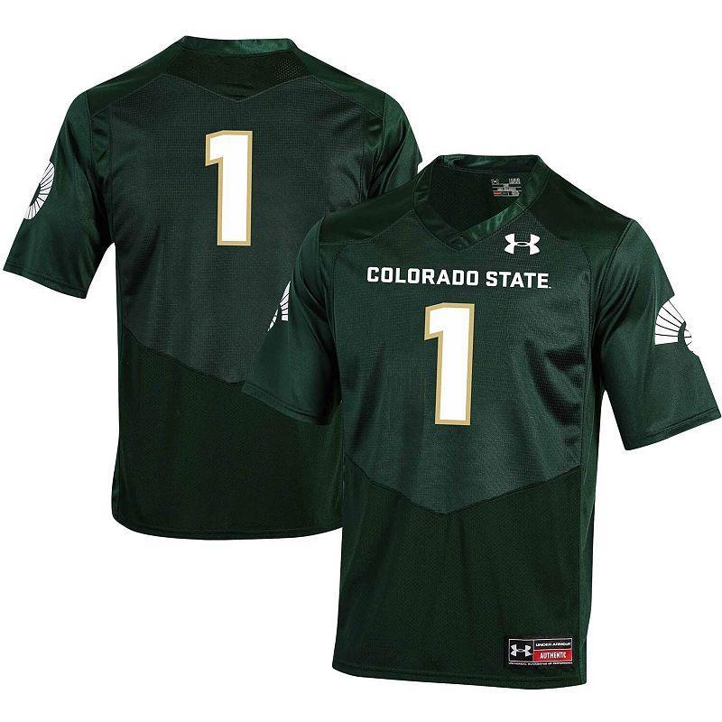 Mens Under Armour #1 Colorado State Rams Replica Football Jersey Product Image