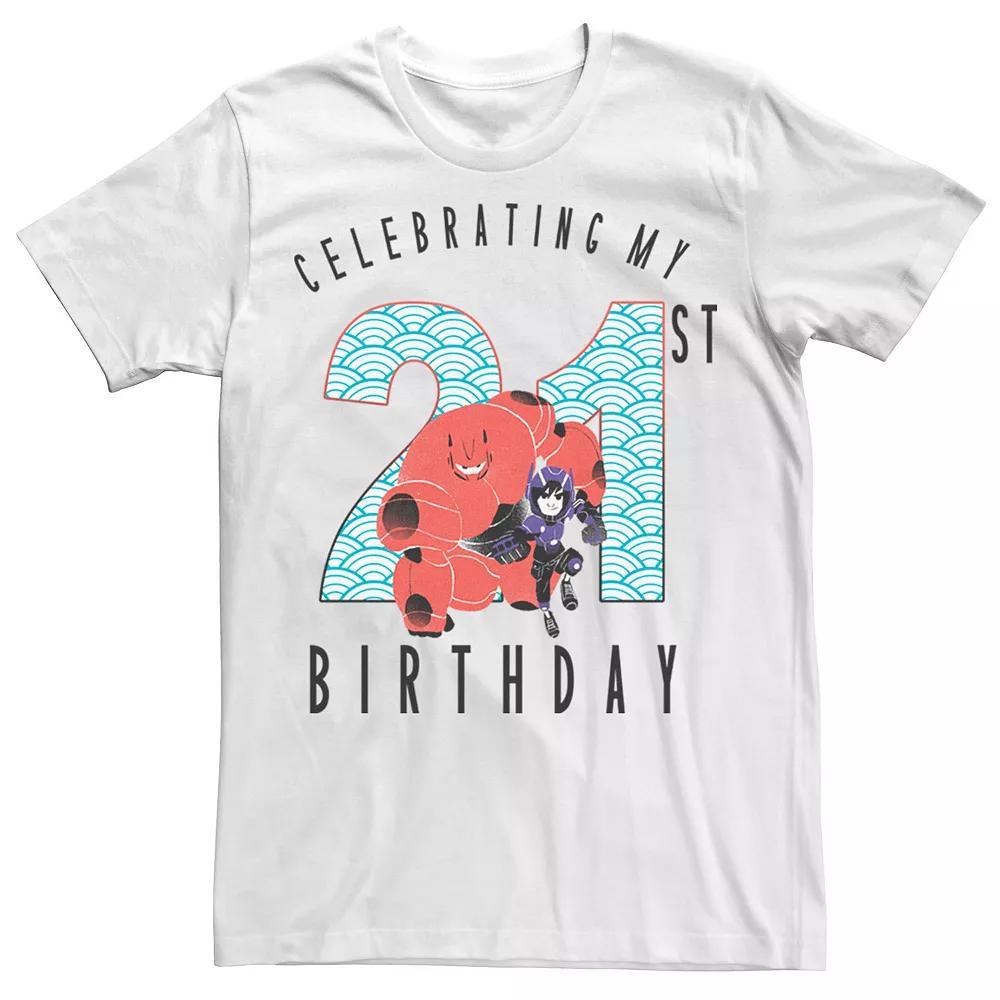 Disney's Big Hero 6 Baymax Hiro 21st Birthday Men's Tee,  Product Image