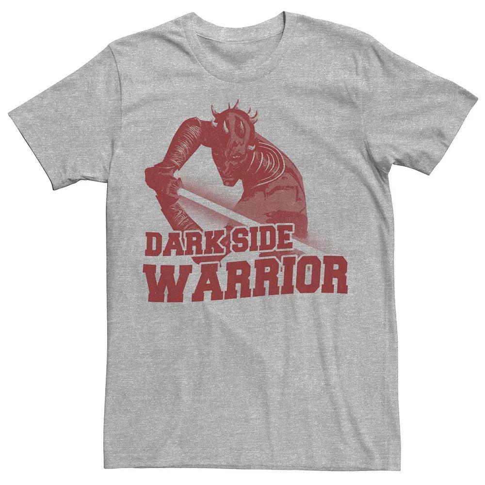 Men's Star Wars: Clone Wars Darth Maul Dark Side Warrior Tee, Size: XL, Athletic Grey Product Image