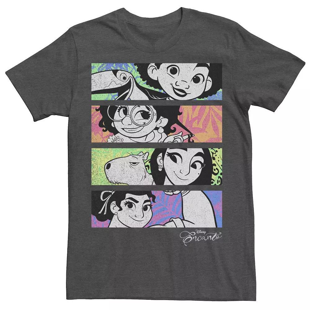 Disney's Encanto Men's Character Colorful Portrait Pane Tee,  Product Image