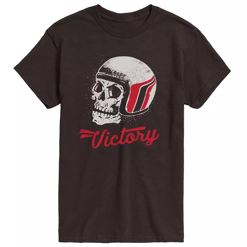 Men's Victory Skull Helmet Tee, Size: Large, Brown Product Image