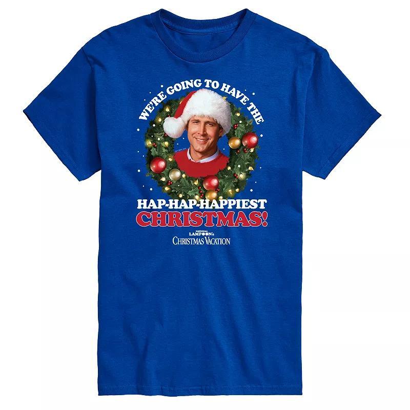 Men's National Lampoon's Christmas Vacation Happiest Christmas Graphic Tee, Size: Medium, Black Product Image