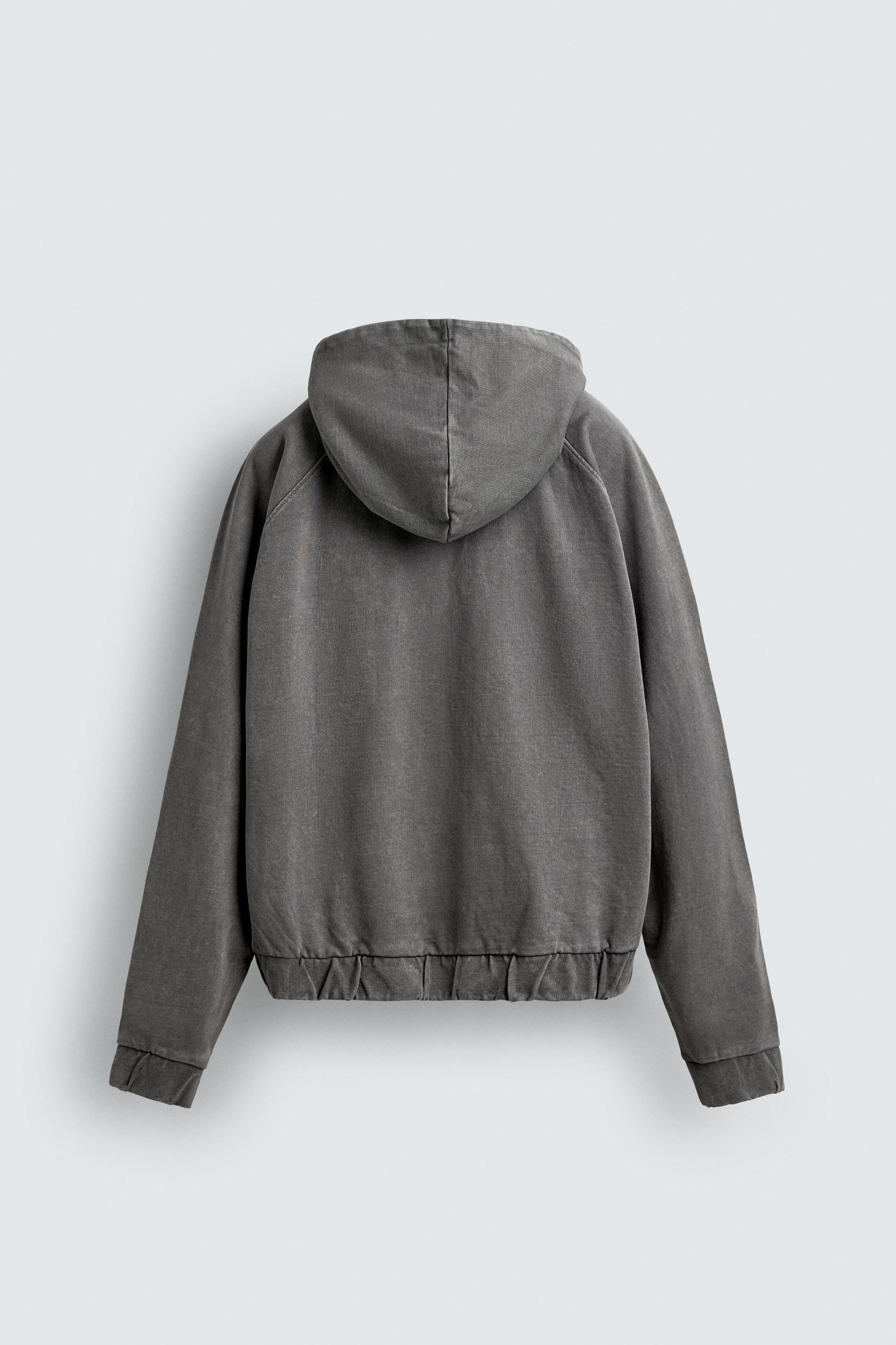 BOXY FIT HOODIE SWEATSHIRT Product Image